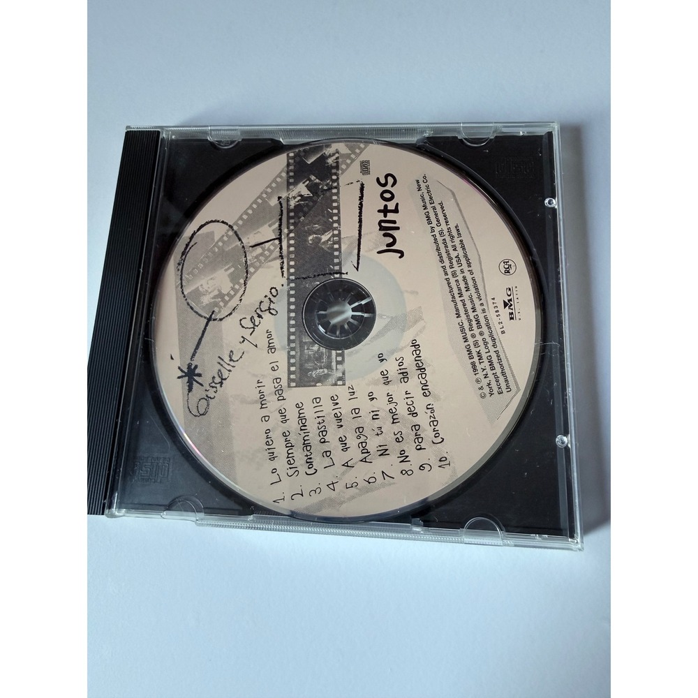 Gisselle & Sergio Vargas Juntos CD 1998 Latin Pop Merengue BMG 743215837422